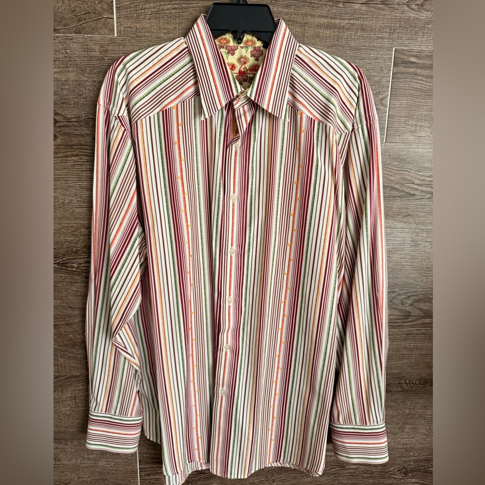 Robert Graham Striped Men's Shirt - Multicolor
